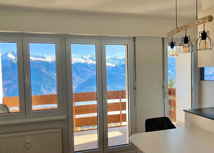 Ferienstudio Mit Herrlicher Berg- Und Talsicht Apartamento Crans-Montana