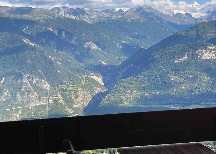 Apartamento Ferienstudio Mit Herrlicher Berg- Und Talsicht Crans-Montana